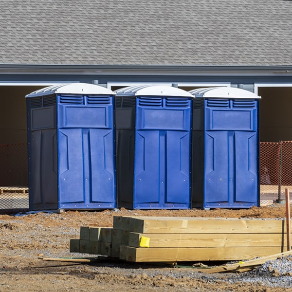 what is the maximum capacity for a single porta potty in Sagamore PA